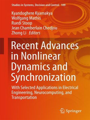 cover image of Recent Advances in Nonlinear Dynamics and Synchronization